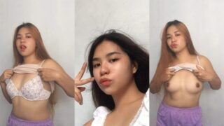 Peace Sign Muna Bago Magpakita si Ella